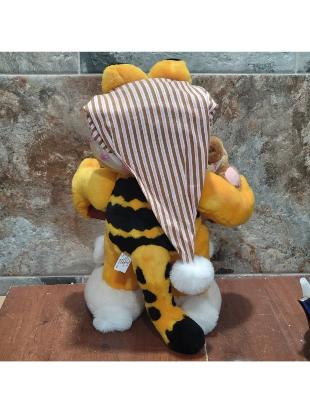Danbury Mint Bedtime for Garfield Plush Doll 1995 Jim Davis Signed